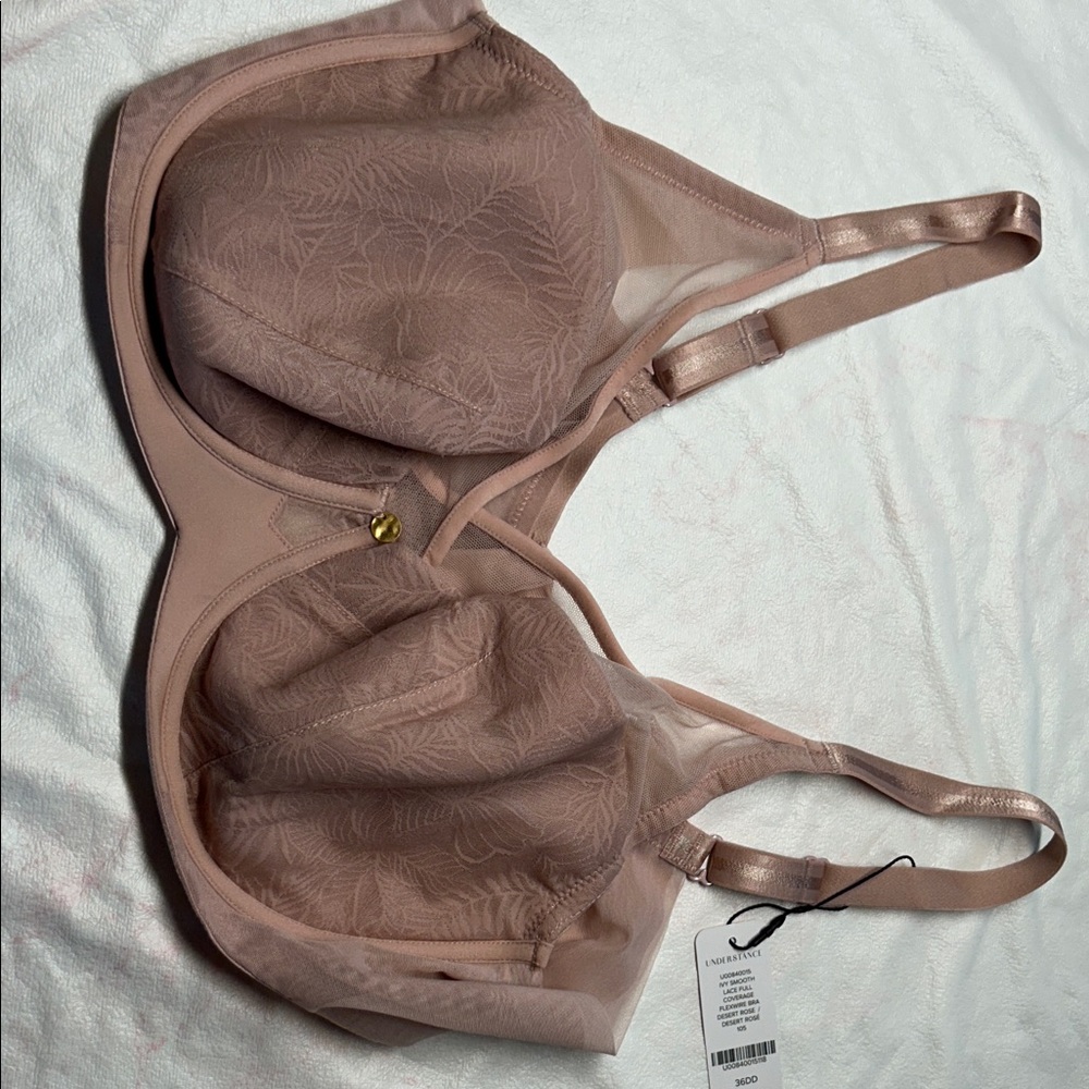 Understance 36DD Ivy Smooth Lace Full Coverage Bra NWT